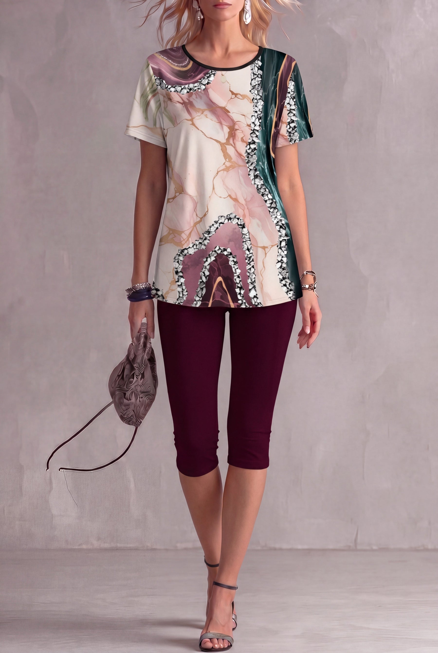 Luna™ | Botanical Print Stretch Set