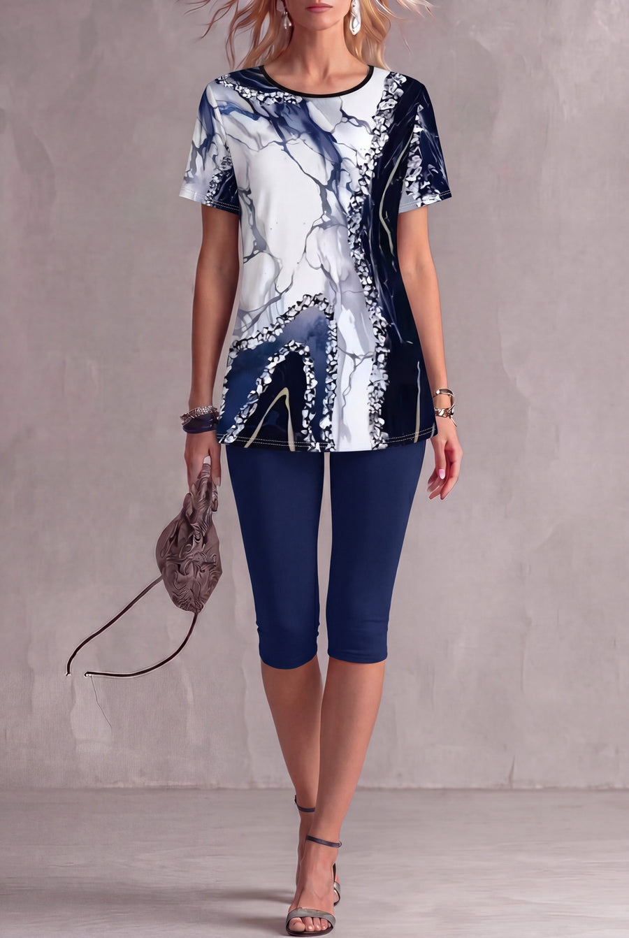 Luna™ | Botanical Print Stretch Set