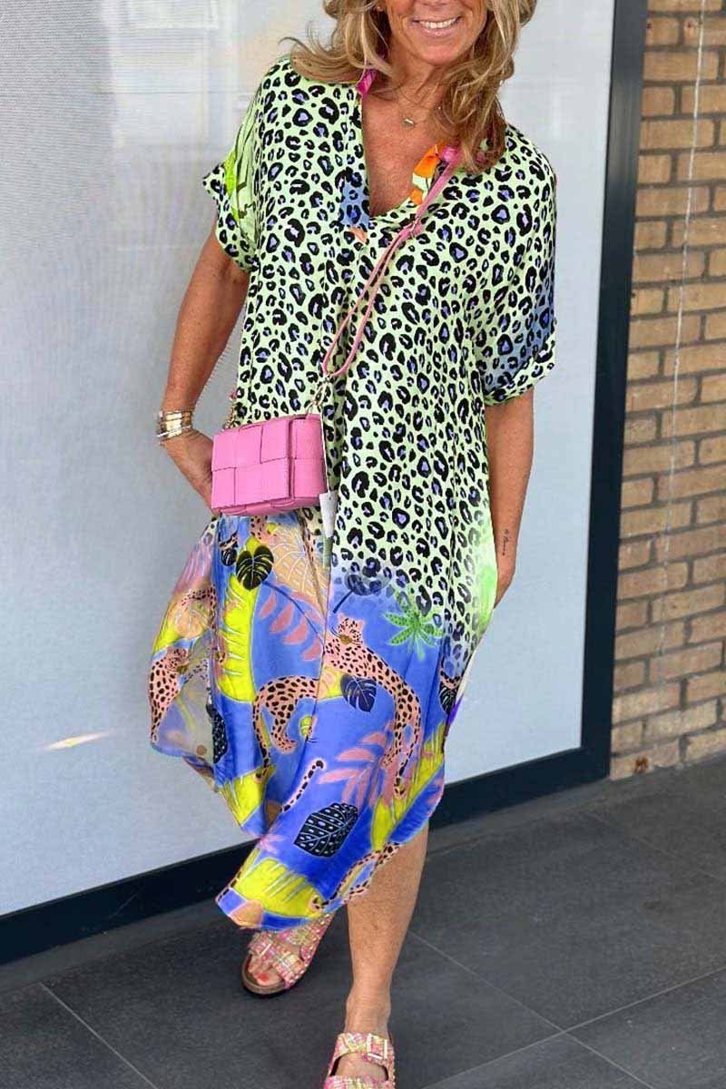 Amanda | Relaxed Leopard Dress
