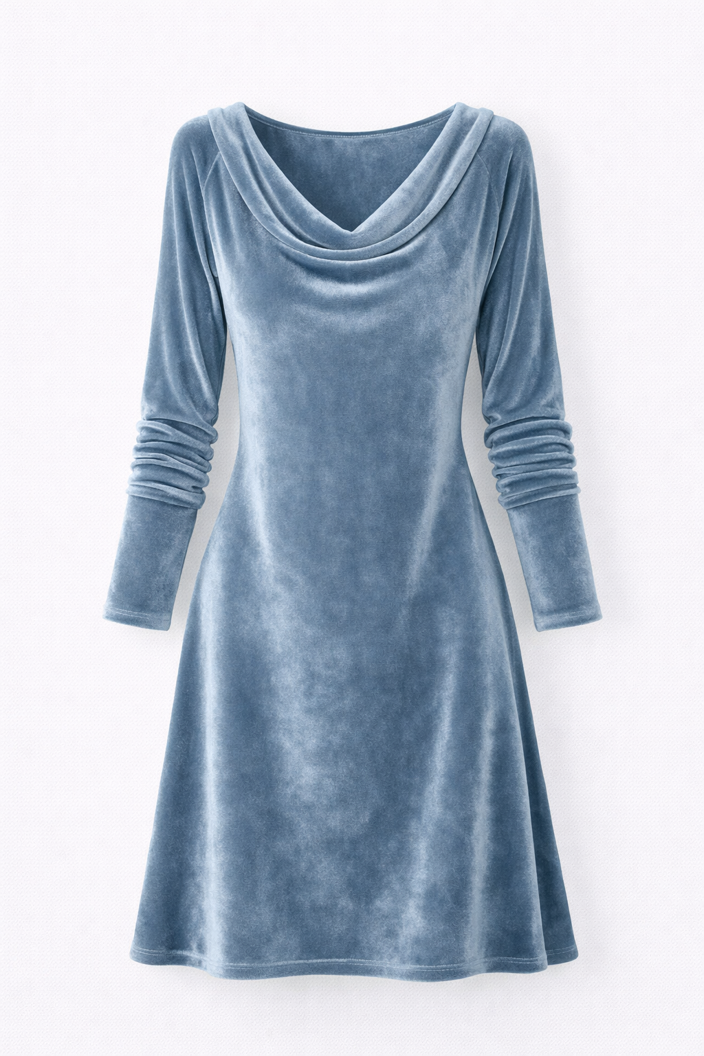 Isabella | Velvet Drape Dress