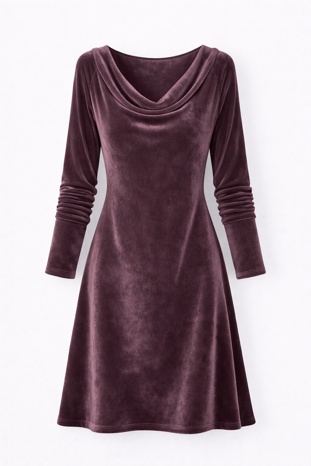 Isabella | Velvet Drape Dress
