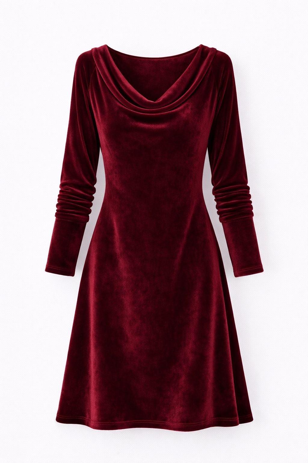 Isabella | Velvet Drape Dress