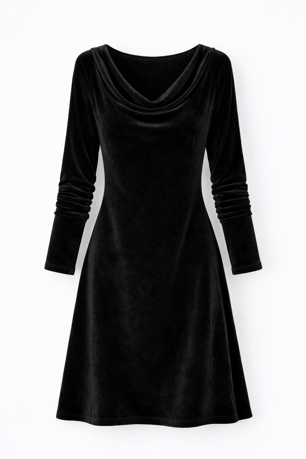 Isabella | Velvet Drape Dress
