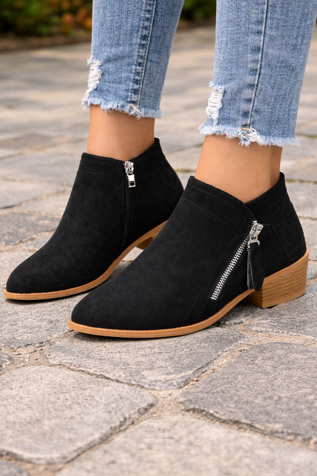 Aria | Orthopedic Zip Ankle Boots