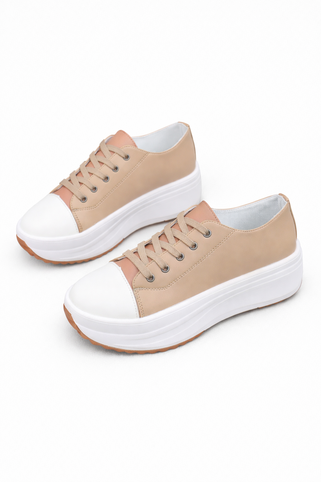 Chloe | Platform Lace-Up Sneakers